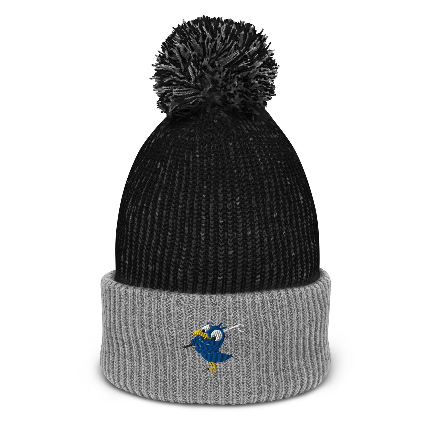 Pom-Pom Birdie Beanie