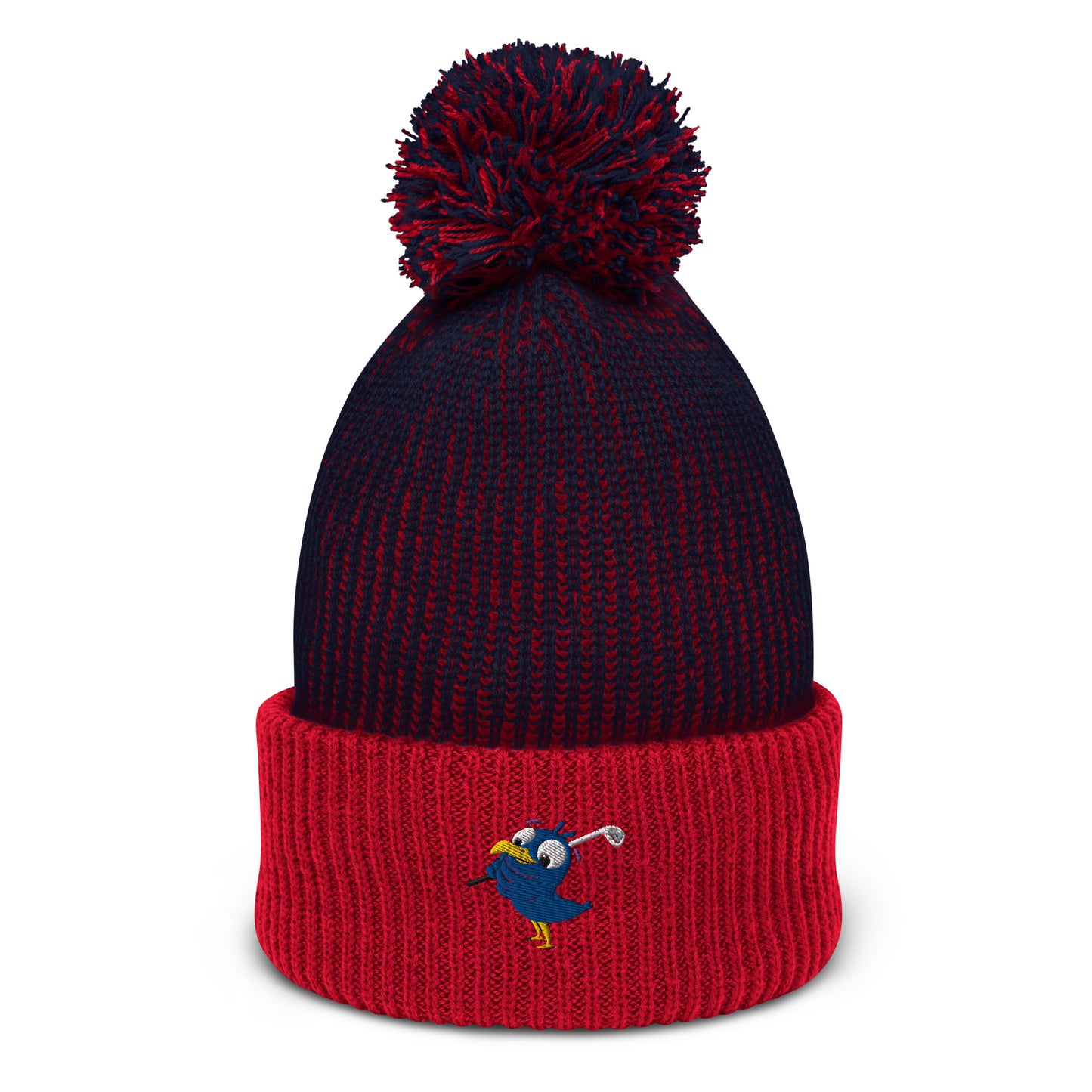 Pom-Pom Birdie Beanie